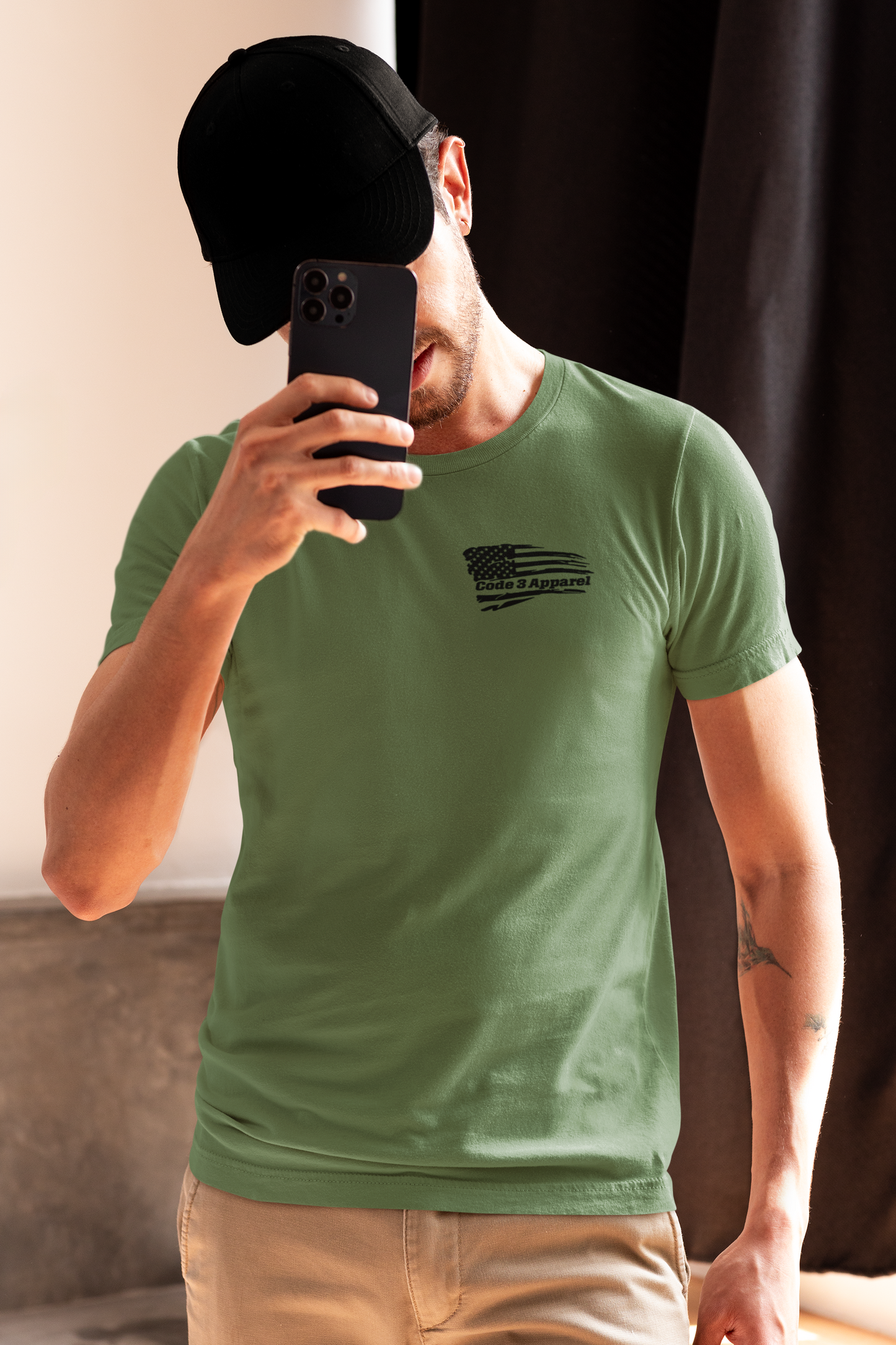 Code 3 Front and Back
