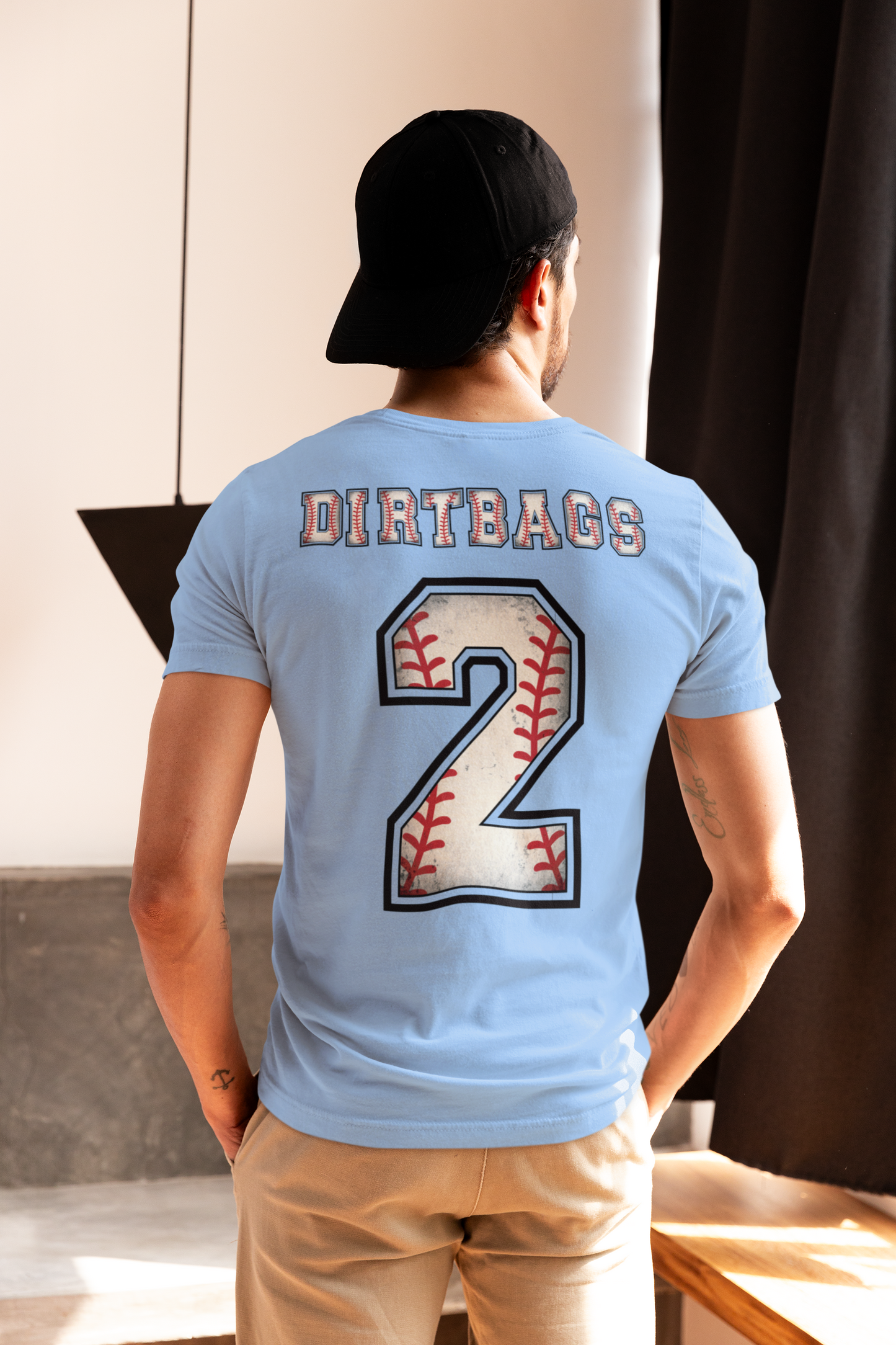 Dirtbags T shirt Carolina Blue